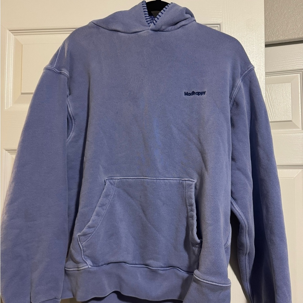 Madhappy Lavender Pullover Hoodie with Embroidered Logo